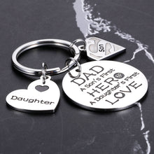 Load image into Gallery viewer, Fathers Day Gifts from Daughter Wife Son, Dad Gifts, Daddy Keychain Gifts, Dad Birthday Gifts From Daughter Son, Gifts for New Dads Stepdad from Kids, Christmas Gift for Dad to Be Husband
