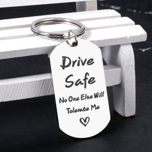 Load image into Gallery viewer, Drive Safe Keychain for Men Valentines Day Gifts for Him Her Husband Boyfriend Gift from Girlfriend Wife Engagement Wedding Christmas Anniversary Birthday Gifts for Men Couple Love Gifts for Men Women