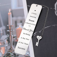 Load image into Gallery viewer, Team Gifts Coworker Employee Appreciation Gifts Bookmark for Women Men Thank You Gifts for Colleagues Leader Coach Boss Day Leaving Going Away Farewell Retirement Goodbye Work Gifts Birthday Christmas