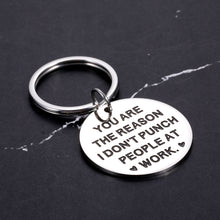 Load image into Gallery viewer, Employee Appreciation Gifts Thank You Gifts for Women Men Funny Keychain for Coworker Leaving Office Colleague Going Away Farewell Boss Day Gifts for Manager Leader Promotion Retirement Christmas Gift