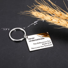 Load image into Gallery viewer, Inspirational Keychain Gifts for Women Men, Work Gifts for Coworker Employees Bulk, Boss Day Thank You Gifts for Women, Christmas Going Away Retirement Gifts for Men Women Friends Nurse Teacher Gifts