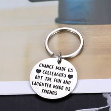 Load image into Gallery viewer, Coworker Leaving Gifts Colleague to Friend Keychain Going Away Appreciation Goodbye Farewell Keyring for Boss Lady Women Men Him Her Resignation Retirement Birthday Christmas Friendship Presents