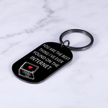 Load image into Gallery viewer, Funny Keychain for Men Valentines Day Gifts for Him Her Boyfriend Gifts from Girlfriend Engagement Christmas Anniversary Birthday Gifts for Boyfriend Husband Fiance from Wife I Love You Gifts for Him