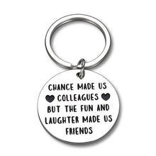 Load image into Gallery viewer, Coworker Leaving Gifts Colleague to Friend Keychain Going Away Appreciation Goodbye Farewell Keyring for Boss Lady Women Men Him Her Resignation Retirement Birthday Christmas Friendship Presents