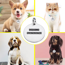 Load image into Gallery viewer, DIY Dog ID Tag Personalized Christmas Present for Dog Cat Pet Customized Birthday Gifts for Pet from Mom Dad Do Name&Number Yourself Collars Boy Girl Dog Identification Tags Reusable & Adjustable