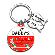 Load image into Gallery viewer, Dad Gifts for Father’s Day Gifts for Dad from Kids Daughter Son Fishing Keychain for Men Dad Christmas Valentines Birthday Gifts for Dad Fishing Husband from Wife Grandpa Stepdad New Dad to Be Gifts