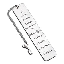 Load image into Gallery viewer, Team Gifts Coworker Employee Appreciation Gifts Bookmark for Women Men Thank You Gifts for Colleagues Leader Coach Boss Day Leaving Going Away Farewell Retirement Goodbye Work Gifts Birthday Christmas