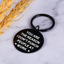 Load image into Gallery viewer, Office Gifts for Coworkers, Christmas Gifts for Coworkers, Funny Keychain for Coworker Leaving Promotion Boss Day Farewell Retirement Thank You Gifts for Women Men Manager, Employee Appreciation Gifts