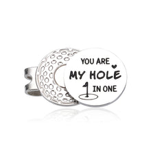 Load image into Gallery viewer, Golf Accessories Gifts for Men Golf Lover Golf Ball Marker Anniversary Birthday Valentines Christmas I Love You Gifts for Him Husband Boyfriend Fathers Day from Wife Girlfriend Magnetic Hat Clip