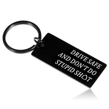Load image into Gallery viewer, Funny Christmas Birthday Gifts Keychains for Teens Girls Boys Son Daughter from Mom Gag Gifts for Men Women Friends Valentines Graduation Stocking Stuffers Gifts for Teenagers Kids Don't Do Stupid