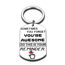 Load image into Gallery viewer, Inspirational Gifts for Women Funny Christmas Keychain Best Friend Gift for Birthday Anniversary Valentines Day Thank You Gift for Coworker Boss Graduation Present for Daughter Son from Dad Mom