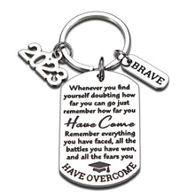 Load image into Gallery viewer, Inspirational 2023 Graduation Gifts Keychain Christmas Ornament Medical High School College Graduation Gifts for Her Him Doctor Nurse Grad Gifts for Graduates Women Men Friend Master Senior Students