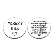 Load image into Gallery viewer, Pocket Hug Token Stocking Stuffers for Women Men Teens Girl Gifts, Get Well Soon Gifts for Women Men, Inspirational Sobriety Birthday Christmas Gifts for Women Men Friend Coworker Cancer Recovery Gift