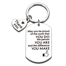 Load image into Gallery viewer, Christmas Gifts for Coworker Gifts for Women Men Thank You Keychain for Colleagues Boss Friends Going Away Gift for Coworker Leaving Birthday Retirement Goodbye Farewell Gifts Female Male Inspirational