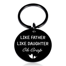 Load image into Gallery viewer, Funny Dad Gifts for Fathers Day for Dad Husbands from Kids Wife Daughter Keychain for Men, Stepdad Dad Birthday Gift from Daughter, New Dad Daddy Gifts from Wife, Dad Valentines Christmas Gifts