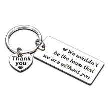 Load image into Gallery viewer, Thank You Birthday Christmas Gifts for Coworker Office Keychain for Men Appreciation Gifts for Coworkers Team Leader Coach Boss Manager Leaving Farewell Going Away Retirement Work Gifts for Employees