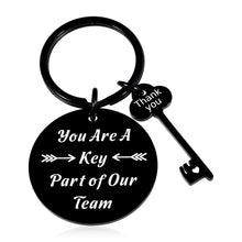 Load image into Gallery viewer, Boss Day Gifts Employee Appreciation Gifts for Women Men Thank You Keychain Gifts for Coworker Boss Manager Coach Team Gifts for Employees Office Christmas Gifts for Coworkers Leaving Away Retirement