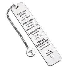 Load image into Gallery viewer, Christian gifts for Women Men Bible Verse Bookmark, Religious Gifts for Women Men, Bible Church Catholic Gifts for Women Men Friends Graduation Christmas Baptism Gifts for Girls Boys Stocking Stuffers