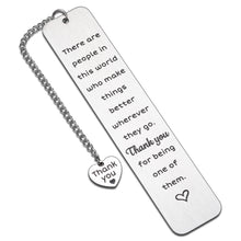 Load image into Gallery viewer, Employee Appreciation Gifts Bookmark Thank You Gifts for Women Men Coworkers Boss Manager Coach Teacher Appreciation Gifts for Women Coworker Leaving Farewell Retirement Bosses Day Christmas Gifts