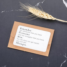 Load image into Gallery viewer, Inspiring Gifts for Women Men Son Husband Wallet Insert Card Inspirational Christmas Gifts Valentines Day Anniversary for Boyfriend Girlfriend Brother Best Friends Birthday Jewelry