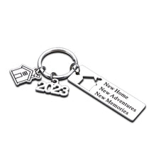 Load image into Gallery viewer, House Warming Gifts New Home, Housewarming Gifts for New house, 2023 New Home Gifts for Home, New Home Gifts for Friend Family Neighbors Coworker Couple Moving House Christmas Gifts New House Keychain