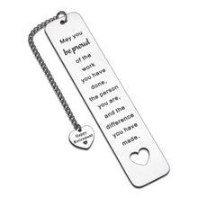 Load image into Gallery viewer, Happy Retirement Gifts for Men Women 2022 Bookmark Retirement Appreciation Gifts for Boss Teacher Leader Nurse Coworker Going Away Leaving Gift for Retired Employee Colleague Friend Boss Day Christmas