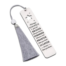 Load image into Gallery viewer, Inspirational Christmas Gifts for Women Men Bookmark with Tassal for Book Lovers Graduation Birthday Gifts for Friends Daughter Son Gifts from Mom Farewell Get Well Soon Gifts Bookmarks for Women