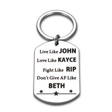 Load image into Gallery viewer, Inspirational Gifts Keychain Yellowstone National Park TV Show Keepsake for Women Men Yellowstone Lovers Fans Birthday Graduation Christmas Valentines Day Gifts for Him Her Friends BFF Keyring