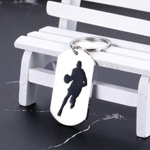 Load image into Gallery viewer, Kobe Gifts for Men Motivational Quote Keychain Mamba Mentality Keyring Tag for Teen Boys Son Athletic Player Hoops Team Coach LA Lakers Fan for Birthday Christmas Basketball Sports Events