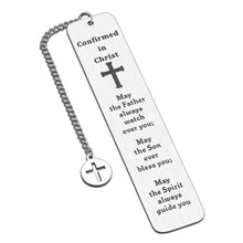 Load image into Gallery viewer, Confirmation Gifts for Teenage Boys Girls, Christian Religious Gifts for Women Men, Bible Bookmark Church Catholic Confirmation Baptism Gifts for Girl Boy Christmas Pastor Appreciation Spiritual Gifts