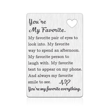 Load image into Gallery viewer, Stocking Stuffers for Men Boyfriend Christmas Gifts for Men Valentine’s Day Gifts for Him Boyfriend Husband Groom Wedding Anniversary Birthday Gift from Wife Girlfriend Couple Gift Wallet Card for Him