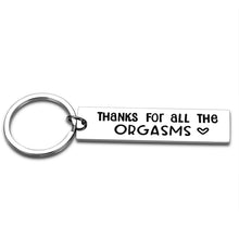 Load image into Gallery viewer, Funny Gag Gifts for Men Keychain for Boyfriend Christmas Presents for Women Lover Couple Wedding Anniversary Jewelry for Him Husband Hubby from Wife Girlfriend Valentine Birthday Gifts