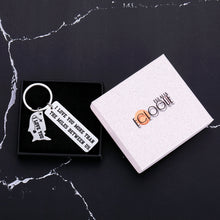 Load image into Gallery viewer, Long Distance Relationships Keychain for Husband Wife Boyfriend Girlfriend Dad Mom Lover Couples Keyring for Trucker Hubby Birthday Valentine Going Away Gifts Travel Military Jewelry