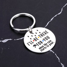 Load image into Gallery viewer, Friends TV Show Merchandise Friends Keychain Best Friend Gift for Women Men Bff Couple Dad Mom I’ll Be There for You Keyring Tag for Christmas Anniversary Birthday Graduation Friendship Jewelry