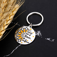 Load image into Gallery viewer, Eulalia Eclogue Sunflower Gifts for Women Key Chains for Mom Friends Sister Her Woman Encouragement Birthday Graduation Christmas Valentine Back to School Anniversary Presents Sunflower Keychain Accessories, Silver, Small