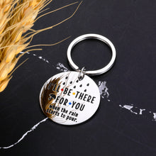 Load image into Gallery viewer, Friends TV Show Merchandise Friends Keychain Best Friend Gift for Women Men Bff Couple Dad Mom I’ll Be There for You Keyring Tag for Christmas Anniversary Birthday Graduation Friendship Jewelry