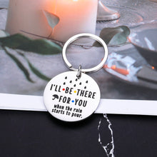Load image into Gallery viewer, Friends TV Show Merchandise Friends Keychain Best Friend Gift for Women Men Bff Couple Dad Mom I’ll Be There for You Keyring Tag for Christmas Anniversary Birthday Graduation Friendship Jewelry