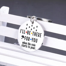 Load image into Gallery viewer, Friends TV Show Merchandise Friends Keychain Best Friend Gift for Women Men Bff Couple Dad Mom I’ll Be There for You Keyring Tag for Christmas Anniversary Birthday Graduation Friendship Jewelry