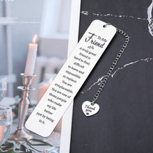 Load image into Gallery viewer, Bookmark Gifts for Friends, Best Friend Gifts Friendship Gifts for Women Friends Birthday Graduation Gifts for Her Women Female Friend Gift Ideas Stocking Stuffers Sentimental Gifts for Friends Female
