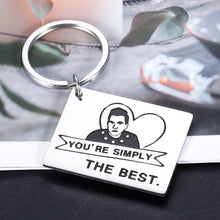 Load image into Gallery viewer, Gifts for Boyfriend Simply The Best Keychain Valentines Day Gifts for Him Her Anniversary for Husband Couple Gifts Best Friend Birthday Gifts for Women Men Schitt C Fans
