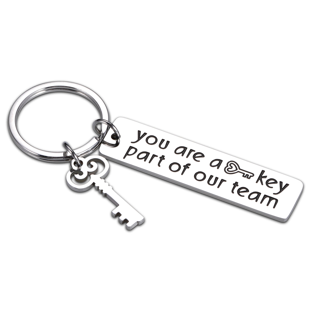 Keychains for Women, Thank You Gifts, Bulk Gifts for Coworkers, Farewell Gifts, Employee Appreciation Gifts, You’re A Key Part of Our Team Keychain for Men Gifts for Christmas