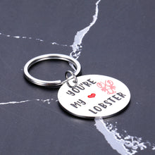 Load image into Gallery viewer, You’re My Lobster Keychain Friends TV Show Merchandise Best Friend Gift for Men Women Gift for Boyfriend Girlfriend BFF Besties Back to School Graduation Presents Birthday Christmas Jewelry
