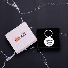 Load image into Gallery viewer, Funny Gifts Men Keychain Husband Boyfriend Present You’re My Favorite Asshole Keyring for Anniversary Valentines Wedding Birthday Christmas Thanksgivings BF Hubby Jewelry
