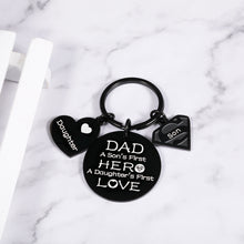 Load image into Gallery viewer, Fathers Day Gift from Daughter Son Wife, Dad Birthday Gifts from Daughter Son, Daddy to Be Gift Keychain for Men, Gifts for New Dads Stepdad from Kids, Valentines Christmas Gifts for Dad to Be Husband
