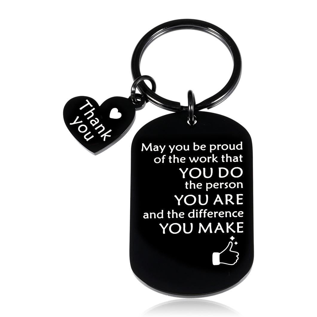 Coworker Gifts for Women Men Thank You Keychain for Colleagues Boss Teacher Friends Going Away Gifts for Coworker Leaving Christmas Goodbye Birthday Retirement Farewell Gifts Female Male Inspirational