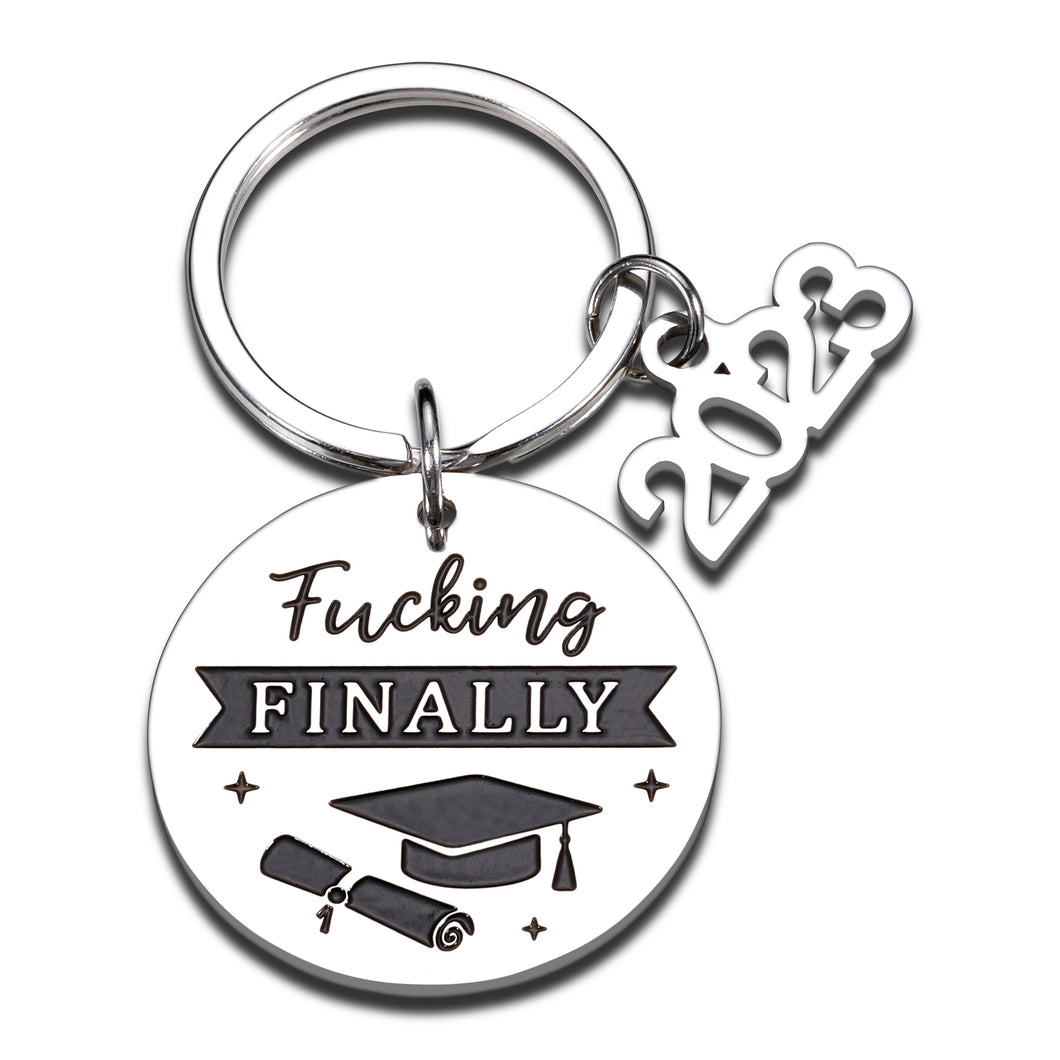 Funny 2023 Graduation Gifts for Him Her Senior 2023 Keychain for Men Women College Medical Law High School Graduation Gifts for Boys Girls Master Nurse Class of 2023 Graduate Gifts from Friend Mom Dad