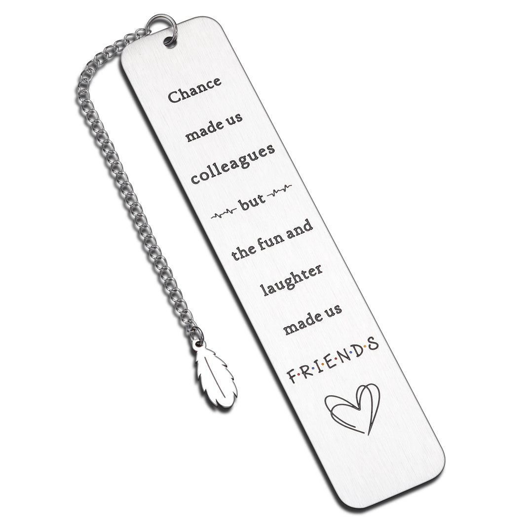 Co worker Leaving Going Away Goodbye Farewell Gifts Bookmark for Coworkers Boss Women Retirement Gifts for Women 2022 Thank You Friendship Gifts for Friends Colleague Boss Day Birthday Christmas Gifts